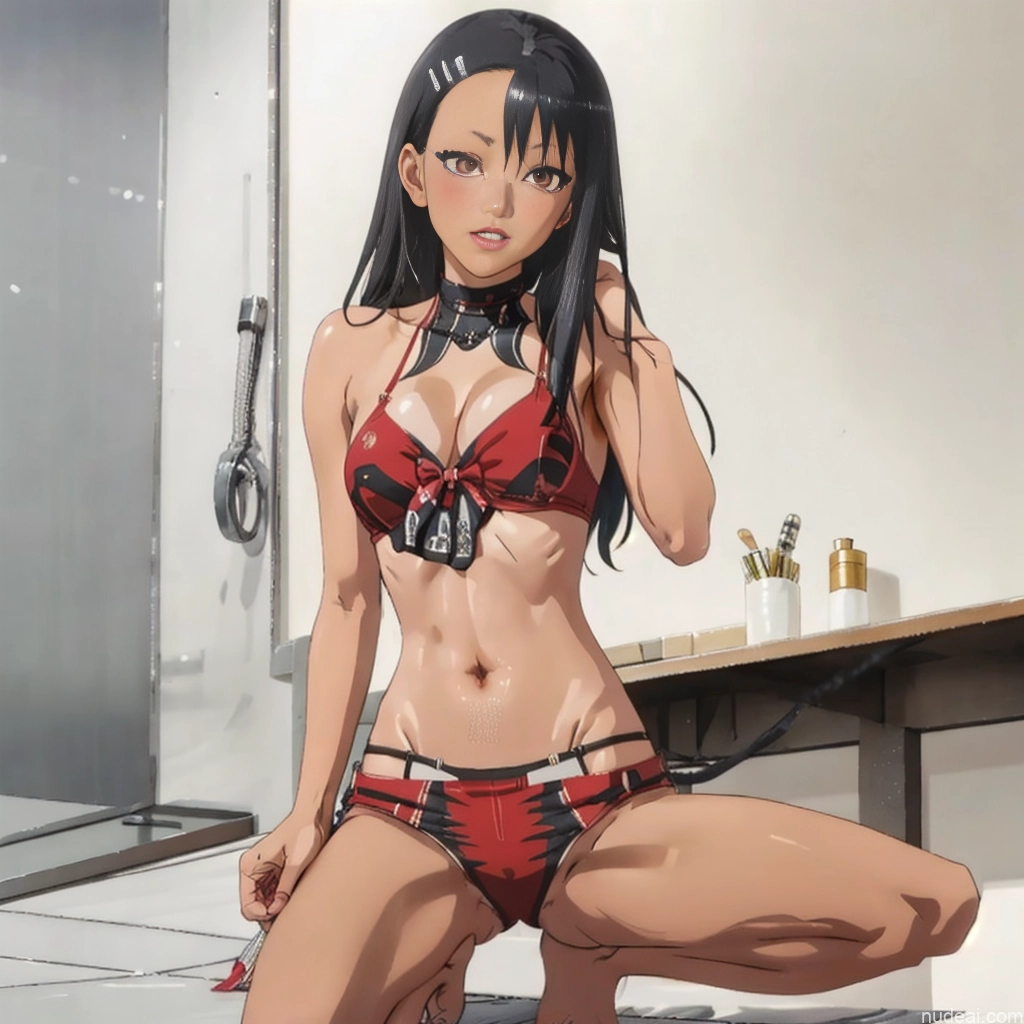 Nagatoro Hayase, Hair Ornament, Brown Eyes, Hairclip ,dark Skin, Black Hair One Perfect Boobs Beautiful Perfect Body Pubic Hair Front View Nude Peeing Partially Nude 18 20s 30s 3d Full Frontal Squirting