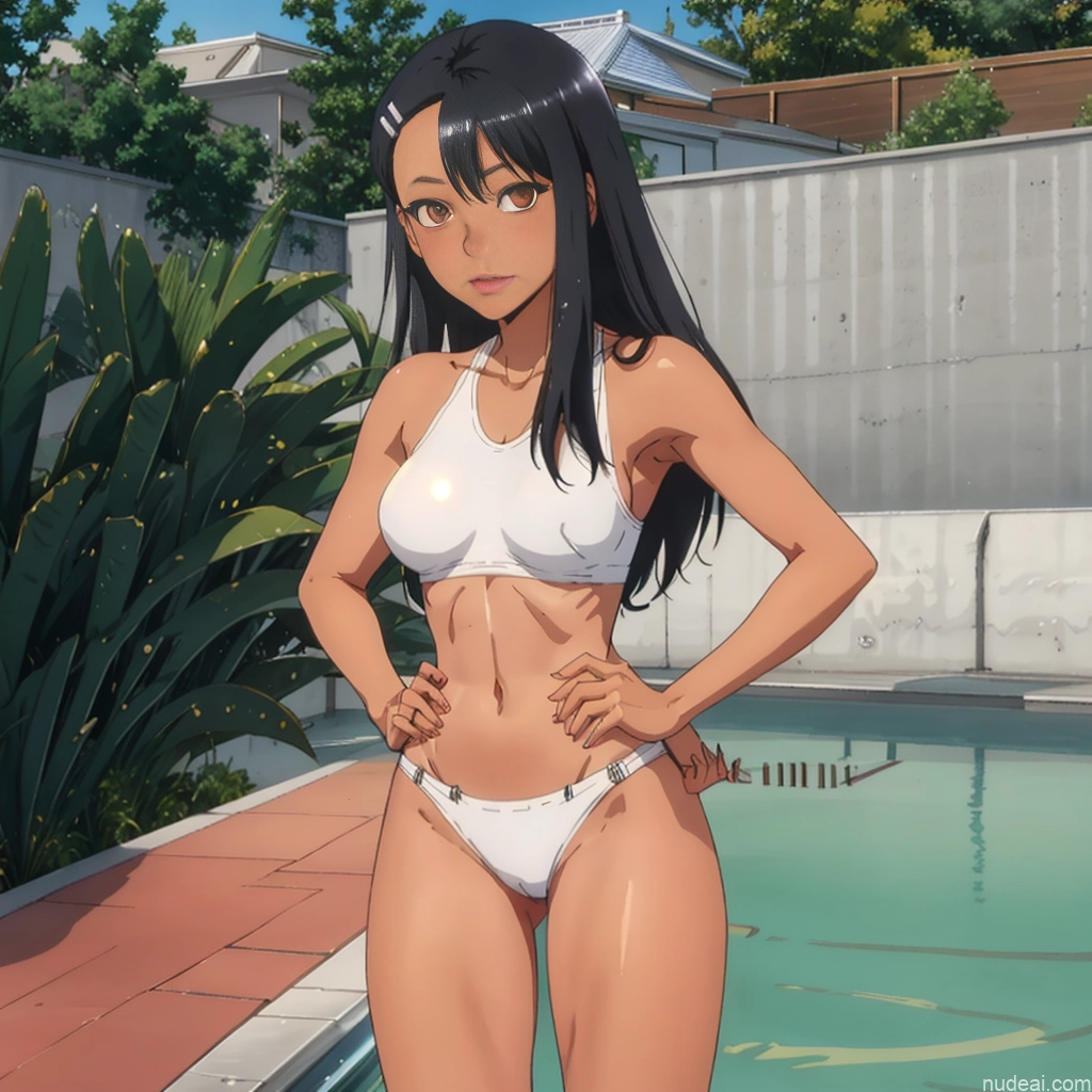 Nagatoro Hayase, Hair Ornament, Brown Eyes, Hairclip ,dark Skin, Black Hair One Perfect Boobs Beautiful Perfect Body Pubic Hair Front View Nude Peeing Partially Nude 18 20s 30s 3d Full Frontal Athlete Topless