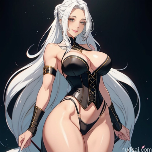 related ai porn images free for White Hair 20s One Big Ass Big Hips Perfect Body Long Hair Ahegao Happy Braided Corset