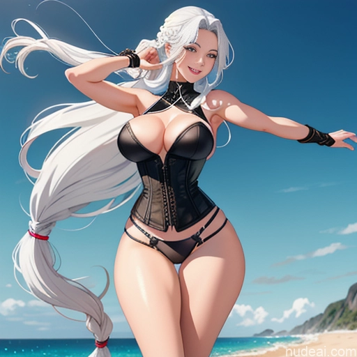 related ai porn images free for White Hair 20s One Big Ass Big Hips Perfect Body Long Hair Ahegao Happy Braided Corset