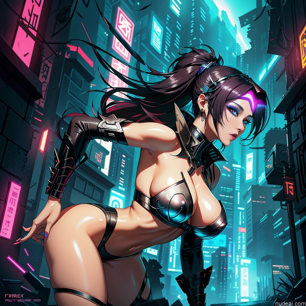 Asian Perfect Boobs Beautiful Small Ass Front View Side View Close-up View Back View Bdsm Strip Club Perfect Body Fantasy Style Jeff Easley Dark Fantasy Cyberpunk Futuristic