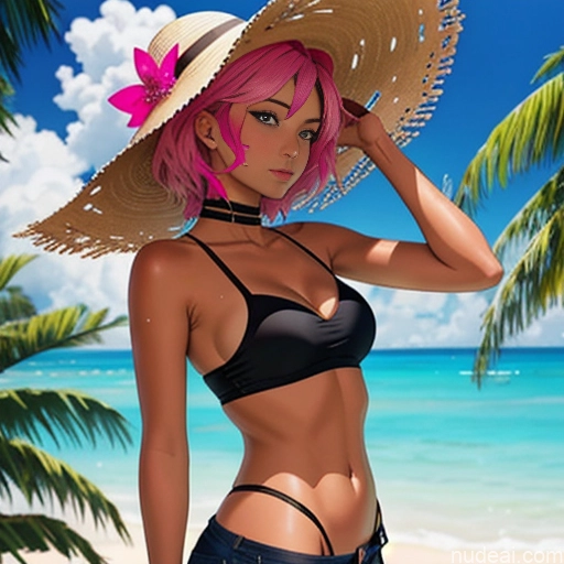 related ai porn images free for Small Ass 18 Pink Hair Tanned Skin Black Soft Anime Back View Short Shorts