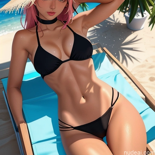 related ai porn images free for Small Ass 18 Pink Hair Tanned Skin Black Soft Anime Back View Short Shorts