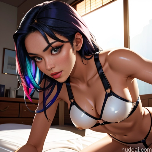related ai porn images free for Miss Universe Model 18 Ahegao Rainbow Haired Girl Messy Japanese Bedroom Oiled Body Bondage Outfit/Dominatrix 拘束带装 Close Up Vaginal + Creampie