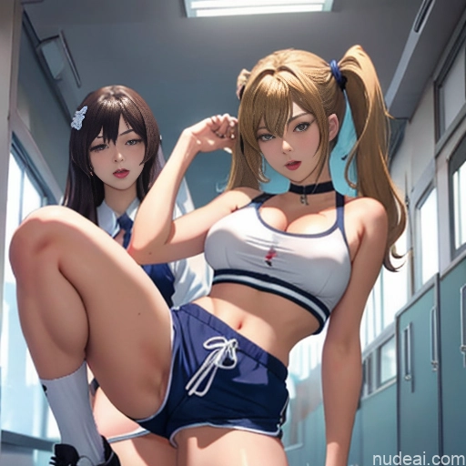 related ai porn images free for Asian Sorority Two 18 Sexy Face Blonde Brunette Pigtails Straight School Hallway Dolphin Shorts Scissors Pose On Back Cumshot Crisp Anime Skin Detail (beta) Anime Detailed