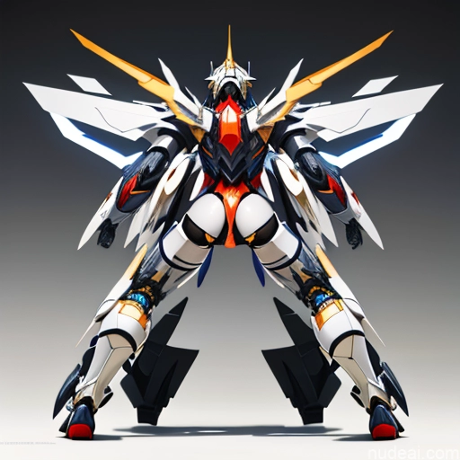 SuperMecha: A-Mecha Musume A素体机娘 שריון פנטזיה מבט אחורי לאון ריימונד