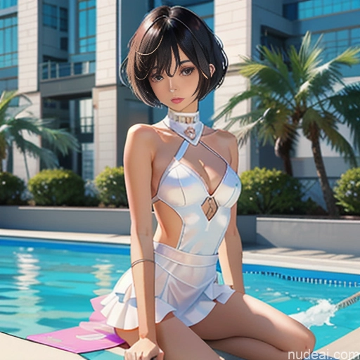 related ai porn images free for One 18 Skinny Small Tits Small Ass Short Short Hair Brunette Pixie White Choker Better Swimwear Beach Tutu Pose 不小心摔倒 Fallen_down Pool