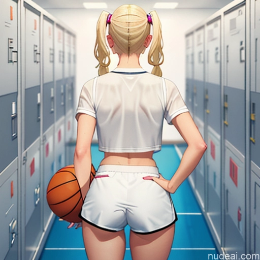 related ai porn images free for One Sorority 20s Blonde Pigtails White Locker Room Bending Over Basketball Short Shorts Shirt Soft Anime Back View
