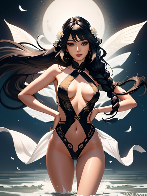 related ai porn images free for Woman One Short Small Ass Small Tits Bright Lighting Black Hair White Nude Simple Long Hair Bangs Straight Asian Warm Anime