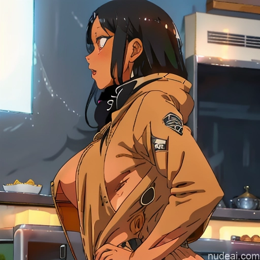 related ai porn images free for Nagatoro Hayase, Hair Ornament, Brown Eyes, Hairclip ,dark Skin, Black Hair Huge Boobs Big Ass Front View Soft + Warm Restaurant Naked Hoodie 裸体卫衣