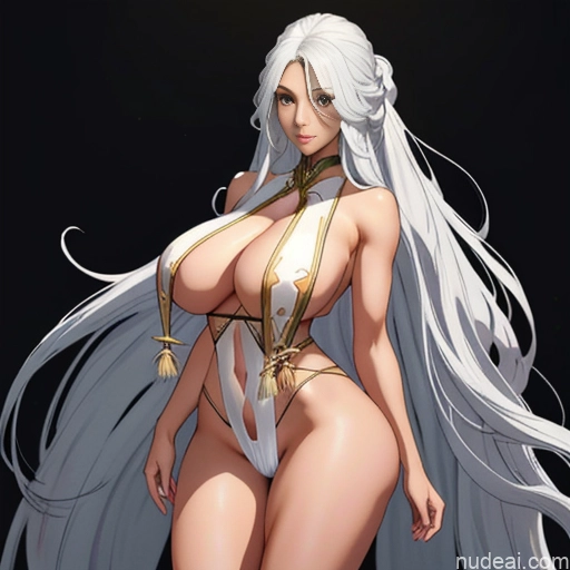 related ai porn images free for Busty Huge Boobs Perfect Boobs Beautiful Big Hips Long Legs Perfect Body Tall Long Hair Dark Skin White Hair Elf Revealing Clothes Of Cerestia Of Life (Last Origin)