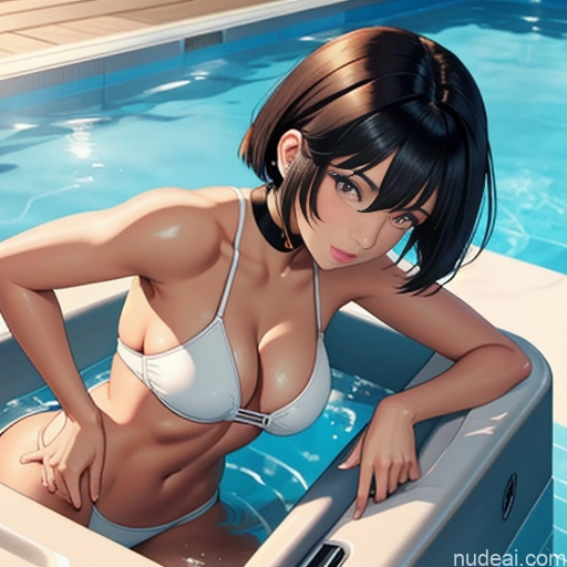 related ai porn images free for Perfect Boobs Small Ass Perfect Body Oiled Body 18 Orgasm Black Hair Skin Detail (beta) Hot Tub Dark Lighting Woman Pigtails Short Hair Nude
