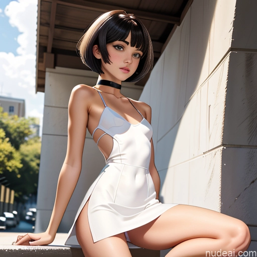 ai nude image of pics of One 18 White Sorority Skinny Small Tits Small Ass Short Hair Brunette Pixie Choker Summer Dress Code Pose 不小心摔倒 Fallen_down