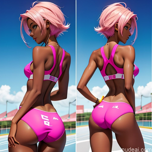 related ai porn images free for One Dark Skin 18 Sorority Skinny Small Tits Small Ass Pink Hair Track Uniform Bending Over Back View