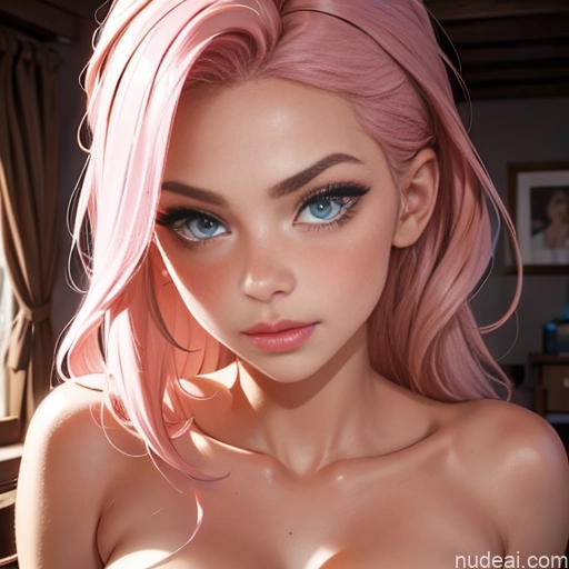 related ai porn images free for Busty Skinny Abs Tall Long Legs Beautiful Perfect Boobs 18 Pouting Lips Sexy Face Pink Hair Scandinavian Nude Detailed Lipstick Tanned Skin Several On Back