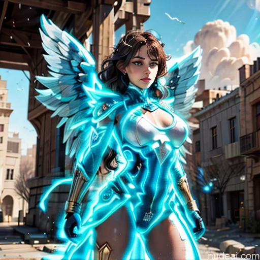 related ai porn images free for Israel Jewish Superhero Bodybuilder Busty Abs Powering Up Heat Vision Regal Neon Lights Clothes: Blue Has Wings Muscular Curly Hair Battlefield